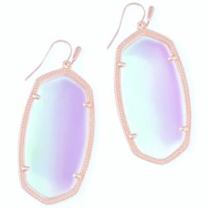 Rose Gold Dichroic Glass Danielle’s by Kendra Scott
